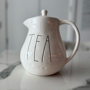 ⭐️-Rare HTF- Hand-Painted Original “M Stamp” Rae Dunn “TEA” Teapot⭐️